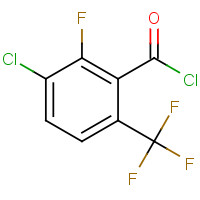 186517-45-3 3-CHLORO-2-FLUORO-6-(TRIFLUOROMETHYL)BENZOYL CHLORIDE chemical structure