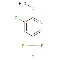 175136-17-1 3-CHLORO-2-METHOXY-5-(TRIFLUOROMETHYL)PYRIDINE chemical structure
