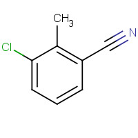 54454-12-5 3-CHLORO-2-METHYLBENZONITRILE chemical structure