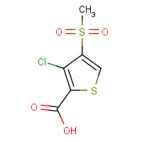 175201-86-2 3-CHLORO-4-(METHYLSULFONYL)THIOPHENE-2-CARBOXYLIC ACID chemical structure