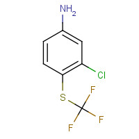 64628-74-6 3-CHLORO-4-(TRIFLUOROMETHYLTHIO)ANILINE chemical structure
