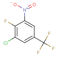 101646-02-0 3-CHLORO-4-FLUORO-5-NITROBENZOTRIFLUORIDE chemical structure