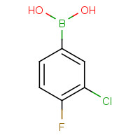 144432-85-9 3-Chloro-4-fluorophenylboronic acid chemical structure