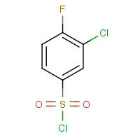 91170-93-3 3-CHLORO-4-FLUOROBENZENESULFONYL CHLORIDE chemical structure