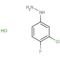 175135-74-7 3-Chloro-4-fluorophenylhydrazine hydrochloride chemical structure