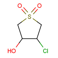 49592-61-2 3-CHLORO-4-HYDROXYTETRAHYDROTHIOPHENE-1,1-DIOXIDE chemical structure