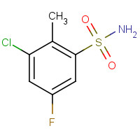 306937-31-5 3-CHLORO-5-FLUORO-2-METHYLBENZENE SULFONAMIDE chemical structure