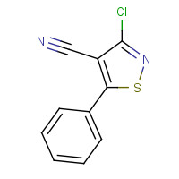 28989-23-3 3-CHLORO-5-PHENYLISOTHIAZOLE-4-CARBONITRILE,97 chemical structure