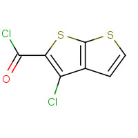 39244-06-9 3-CHLOROTHIENO[2,3-B]THIOPHENE-2-CARBONYL CHLORIDE chemical structure