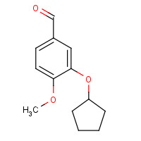 67387-76-2 3-CYCLOPENTYLOXY-4-METHOXYBENZALDEHYDE chemical structure
