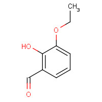 492-88-6 3-ETHOXYSALICYLALDEHYDE chemical structure