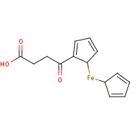 1291-72-1 3-FERROCENOYLPROPIONIC ACID chemical structure