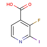153035-09-7 3-FLUORO-2-IODOPYRIDINE-4-CARBOXYLIC ACID chemical structure
