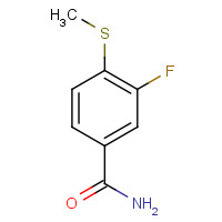 175277-87-9 3-FLUORO-4-(METHYLTHIO)BENZAMIDE chemical structure