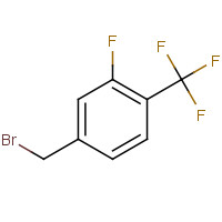 213203-65-7 3-FLUORO-4-(TRIFLUOROMETHYL)BENZYL BROMIDE chemical structure