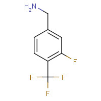 235106-09-9 3-FLUORO-4-(TRIFLUOROMETHYL)BENZYLAMINE chemical structure