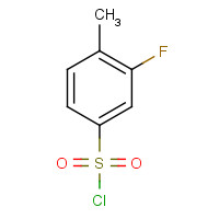 90260-13-2 3-FLUORO-4-METHYLBENZENESULFONYL CHLORIDE chemical structure