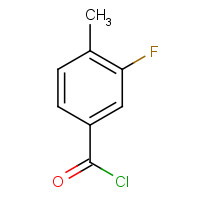 59189-97-8 3-FLUORO-4-METHYLBENZOYL CHLORIDE chemical structure