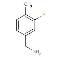 261951-67-1 3-FLUORO-4-METHYLBENZYLAMINE chemical structure