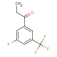 207974-20-7 3'-FLUORO-5'-(TRIFLUOROMETHYL)PROPIOPHENONE chemical structure