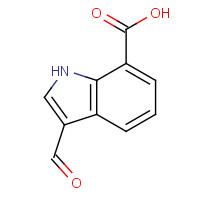 317854-65-2 3-FORMYL-1H-INDOLE-7-CARBOXYLIC ACID chemical structure
