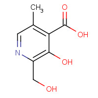 279215-15-5 3-Hydroxy-2-(hydroxymethyl)-5-methyl-4-pyridinecarboxylicacid chemical structure