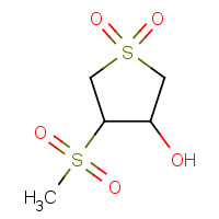 53287-33-5 3-HYDROXY-4-(METHYLSULFONYL)TETRAHYDRO-1H-1LAMBDA6-THIOPHENE-1,1-DIONE chemical structure