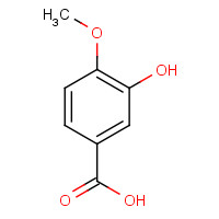 645-08-9 3-Hydroxy-4-methoxybenzoic acid chemical structure
