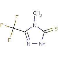 30682-81-6 4-METHYL-5-(TRIFLUOROMETHYL)-1,2,4-TRIAZOLIN-3(2H)-THIONE chemical structure