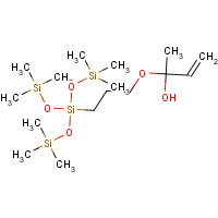 17096-07-0 3-(METHACRYLOYLOXY)PROPYLTRIS(TRIMETHYLSILOXY)SILANE chemical structure