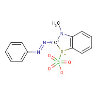 16600-04-7 3-Methyl-2-(phenylazo)benzothiazoliumperchlorate chemical structure