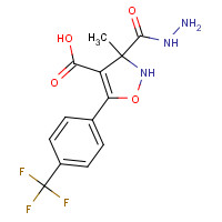 175276-90-1 3-METHYL-5-[4-(TRIFLUOROMETHYL)PHENYL]ISOXAZOLE-4-CARBOXYLIC ACID HYDRAZIDE chemical structure