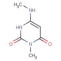 5759-63-7 3-METHYL-6-METHYLAMINOURACIL chemical structure