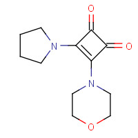 282093-48-5 3-MORPHOLINO-4-TETRAHYDRO-1H-PYRROL-1-YLCYCLOBUT-3-ENE-1,2-DIONE chemical structure