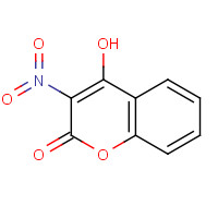 20261-31-8 4-HYDROXY-3-NITROCOUMARIN chemical structure