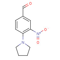 284679-97-6 3-Nitro-4-(1-pyrrolidino)benzaldehyde chemical structure