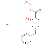 52763-21-0 Ethyl N-benzyl-3-oxo-4-piperidine-carboxylate hydrochloride chemical structure