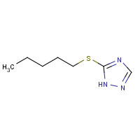 71705-07-2 3-(PENTYLTHIO)-4H-1,2,4-TRIAZOLE chemical structure
