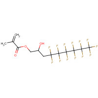 86994-47-0 3-PERFLUOROHEXYL-2-HYDROXYPROPYL METHACRYLATE chemical structure