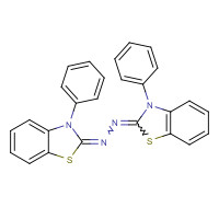 51369-75-6 3-Phenyl-(3-phenyl-2(3H)-benzothiazolylidene)hydrazone-2(3H)-benzothiazole chemical structure