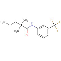2300-87-0 3'-TRIFLUOROMETHYL-2,2-DIMETHYLVALERANILIDE chemical structure