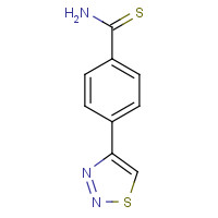 175205-52-4 4-(1,2,3-THIADIAZOL-4-YL)BENZENE-1-CARBOTHIOAMIDE chemical structure