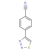 82894-99-3 4-(1,2,3-THIADIAZOL-4-YL)BENZONITRILE chemical structure