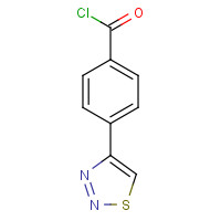 465513-98-8 4-(1,2,3-THIADIAZOL-4-YL)BENZOYL CHLORIDE chemical structure