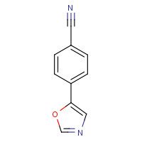 87150-13-8 4-(1,3-OXAZOL-5-YL)BENZONITRILE chemical structure