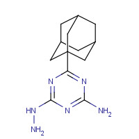 175204-75-8 4-(1-ADAMANTYL)-6-HYDRAZINO-1,3,5-TRAZIN-2-AMINE chemical structure