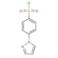 18336-39-5 4-(1H-PYRAZOL-1-YL)BENZENESULFONYL CHLORIDE chemical structure