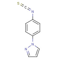 352018-96-3 4-(1H-PYRAZOL-1-YL)PHENYL ISOTHIOCYANATE chemical structure