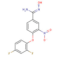 263015-56-1 4-(2,4-DIFLUOROPHENOXY)-N'-HYDROXY-3-NITROBENZENECARBOXIMIDAMIDE chemical structure
