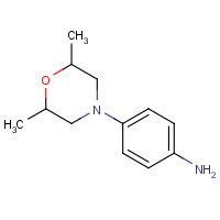 218930-10-0 4-(2,6-DIMETHYLMORPHOLINO)ANILINE,TECH chemical structure